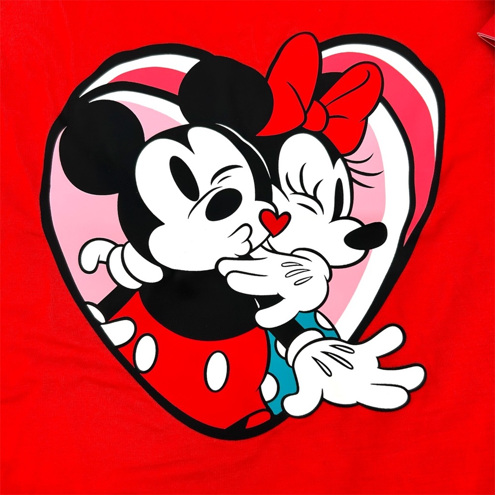 NWT Posh Peanut x Disney Mickey and Minnie Be My Valentine Loose Fit Shirt 2T - Picture 4 of 13